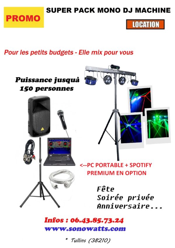 Super Pack Mono DJ Machine