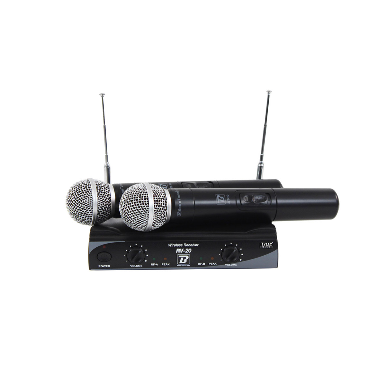 Paire de Micros sans Fils VHF 20M F6-F8 – BOOMTONE DJ – Sonowatts