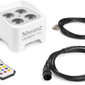 PAR LED BeamZ BBP90W / Batterie Uplight (spot mural DMX + télécommande)